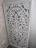 Houten raampaneel wandpaneel London white wash, Huis en Inrichting, Woonaccessoires | Wanddecoraties, Ophalen, Zo goed als nieuw