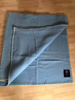 Sole Mio grote lichtblauwe 100% wollen deken izgs, Gebruikt, Ophalen of Verzenden, Deken of Dekbed, Overige maten