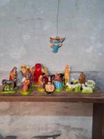 Oude vintage italiaanse kerstgroep kerststal figuren, Diversen, Kerst, Ophalen of Verzenden, H, H, H
