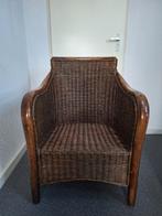 Rieten stoel, Huis en Inrichting, Stoelen, Ophalen, Twee, Bruin, Riet of Rotan