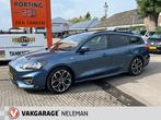 FORD Focus Vignale Wagon 1.5 EcoBoost 150pk Aut Vignale pano, Auto's, Ford, Gebruikt, Euro 6, Blauw, Leder