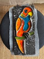 Kleurrijke keramieken wandtegel. Carsten, Germany, jaren 60, Ophalen