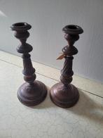 2 kandelaars oudjes set prijs 14.95