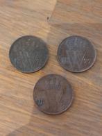 NL 3 x 1 ct. Willem III (1870-1876-1877), Postzegels en Munten, Munten | Nederland, Setje, Koning Willem III, 1 cent, Verzenden