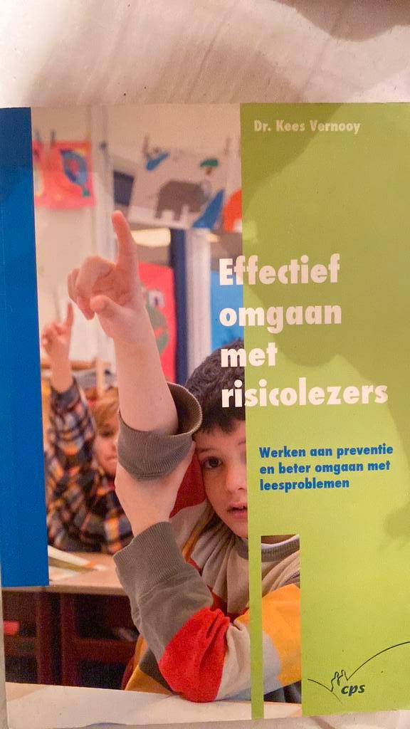 K. Vernooy - Effectief omgaan met risicolezers, Boeken, Wetenschap, Zo goed als nieuw, Sociale wetenschap, Ophalen of Verzenden