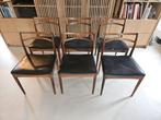 Set van 6 stoelen Johannes Andersen, Huis en Inrichting, Stoelen, Ophalen, Zwart, Scandinavisch, Vijf, Zes of meer stoelen