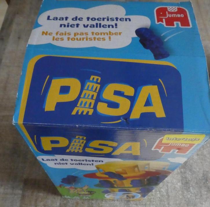 Toren van Pisa Jumbo vanaf 5 jaar. (2), Hobby en Vrije tijd, Gezelschapsspellen | Bordspellen, Zo goed als nieuw, Een of twee spelers