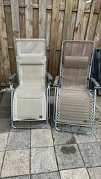 Lafuma relax stoel 2 stuks, Ophalen, Zo goed als nieuw, Campingstoel