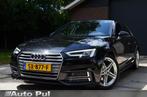 Audi A4 Limousine 1.4 TFSI Sport S line edition Automaat/Nav, Auto's, 65 €/maand, Gebruikt, Zwart, Origineel Nederlands