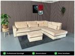 GRATIS LEVERING Hoekbank Velvet Beige 310x255 REFURBISHED