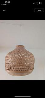 IKEA MISTERHULT hanglamp – bamboe – goede staat, Ophalen of Verzenden, Zo goed als nieuw, Minder dan 50 cm