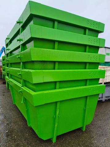 Voorraad containers portaalarm, haakarm, kabel. 3 t/m 45 m3 beschikbaar voor biedingen