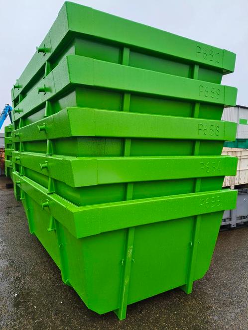 Voorraad containers portaalarm, haakarm, kabel. 3 t/m 45 m3, Zakelijke goederen, Machines en Bouw | Keten en Containers, Ophalen
