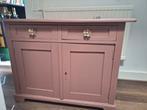 Mooi oud roze kastje met bloemetjes handgrepen, Huis en Inrichting, Kasten | Buffetkasten, Ophalen, 50 tot 100 cm, Zo goed als nieuw
