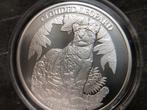 2023 Cambodia - Clouded leopard - 1 oz silver LAATSTE, Ophalen of Verzenden, Zuidoost-Azië, Losse munt, Zilver