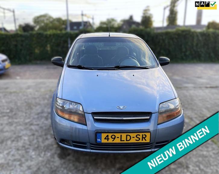 Daewoo Kalos 1.4 Style, Auto's, Daewoo, Bedrijf, Te koop, Kalos, ABS, Airbags, Airconditioning, Centrale vergrendeling, Elektrische ramen