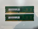 SK Hynix 8GB (2x 4GB) DDR4 DIMM RAM geheugen voor desktops, DDR4, 8 GB, Ophalen of Verzenden, Zo goed als nieuw