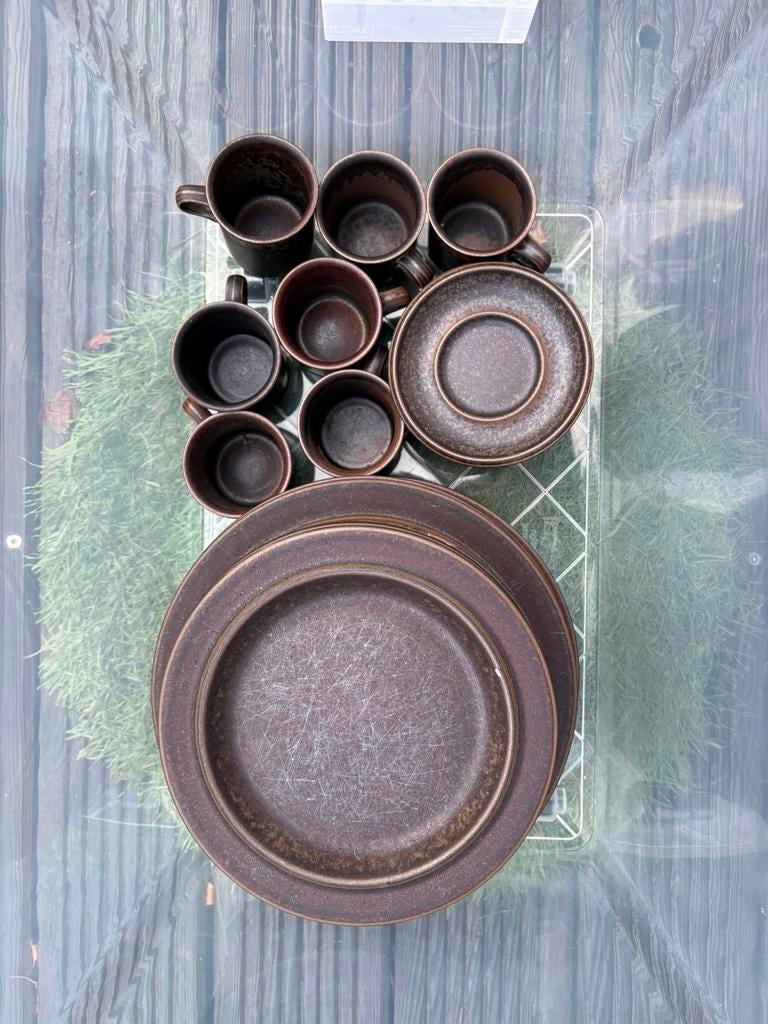 Ruska Arabia servies, flink in prijs verlaagd nú € 290,00, Ophalen, Gebruikt, Overige stijlen, Porselein