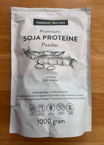 Soja Proteïnepoeder / Eiwitpoeder (zak 1kg ONGEOPEND) beschikbaar voor biedingen