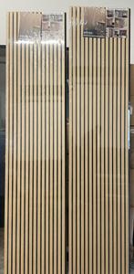 Akoestische wandpanelen 260 x 60 natuurlijk eiken 4x oa, Doe-het-zelf en Verbouw, Platen en Panelen, Ophalen, Zo goed als nieuw