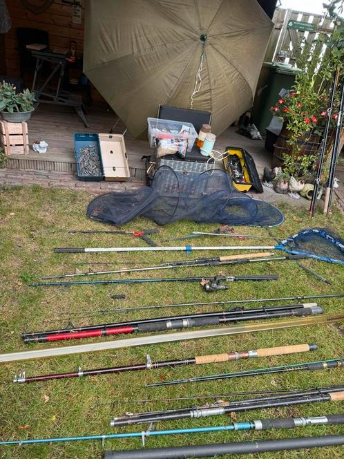 Hengelsport artikelen wegens beeindiging, Watersport en Boten, Hengelsport | Witvissen, Gebruikt, Ophalen