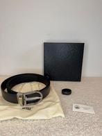 Montblanc leren riem 35mm - grey, Ophalen of Verzenden, Zo goed als nieuw, Overige kleuren