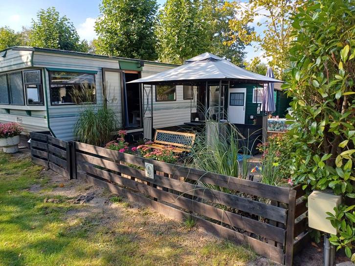 Stacaravan + Staplek camping Laarbrug Ommen ( Herfstvakantie, Caravans en Kamperen, Stacaravans, Ophalen of Verzenden