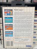 World Games – SEGA Master System Game – Compleet, Spelcomputers en Games, Games | Sega, Ophalen of Verzenden, Zo goed als nieuw