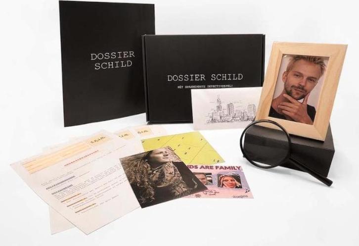 Crimibox - Dossier Schild - Escape Room Game voor Thuis, Hobby en Vrije tijd, Gezelschapsspellen | Bordspellen, Nieuw, Een of twee spelers