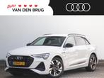 Audi e-tron S-Line 50 QUATTRO 313 PK 71 kWh | Luchtvering |, Auto's, Audi, Automaat, Zwart, 71 kWh, Leder en Stof
