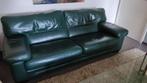 3-ZITS bank  ROCHE BOBOIS Leer Kleur groen, Huis en Inrichting, Ophalen, Gebruikt, Neutraal, Driepersoons