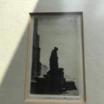 Prachtig ingelijst dit schitterende “KNIERTJE” uit Katwijk !, Ophalen of Verzenden