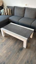 Salontafel grijs, ook in combinatie met tv meubel, Ophalen, Gebruikt, 100 tot 150 cm, Minder dan 50 cm