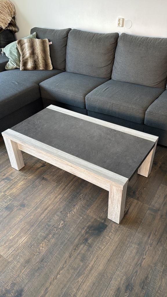 Salontafel grijs, ook in combinatie met tv meubel, Huis en Inrichting, Tafels | Salontafels, Gebruikt, Minder dan 50 cm, 100 tot 150 cm