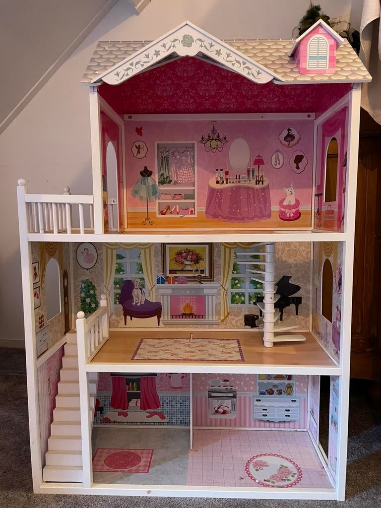 Barbiehuis / Poppenhuis (Bandits and Angels), Ophalen, Zo goed als nieuw, Poppenhuis