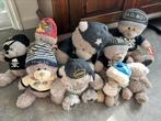 9 grijze teddyberen, Verzamelen, Overige merken, Stoffen beer, Ophalen of Verzenden, Zo goed als nieuw