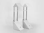 tafellamp set telescooplamp, Verzenden, Gebruikt, Metaal, Minder dan 50 cm
