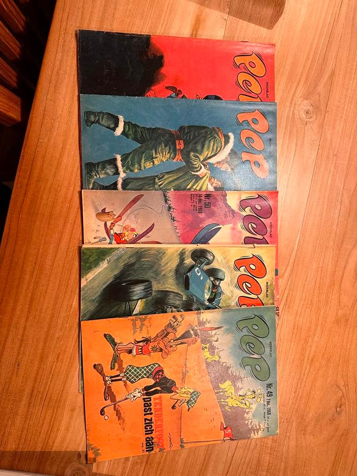 Pep stripboeken uit verschillende jaren, Boeken, Tijdschriften en Kranten, Gelezen, Overige typen, Ophalen