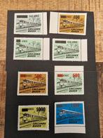 8 Spoorwegzegels Denemarken, Ophalen of Verzenden, Denemarken
