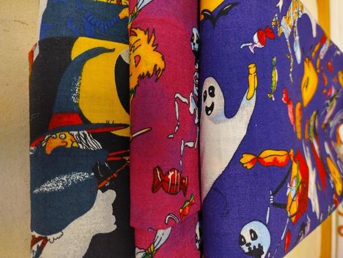 Te koop aangeboden: Halloween stoffen pnr 17, Hobby en Vrije tijd, Stoffen en Lappen, Nieuw, Katoen, 120 cm of meer, 200 cm of meer