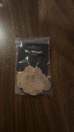 Mooie goudkleurige hangers oorbellen (GOEDKOOP), Ophalen of Verzenden, Zo goed als nieuw, Goud, Overige materialen