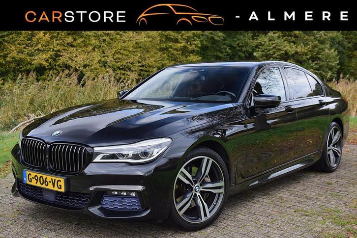 BMW 7-serie 740i High Executive*M-Pakket*ACC*Carplay*head-up, Auto's, BMW, Bedrijf, Te koop, 7-Serie, 360° camera, ABS, Achteruitrijcamera