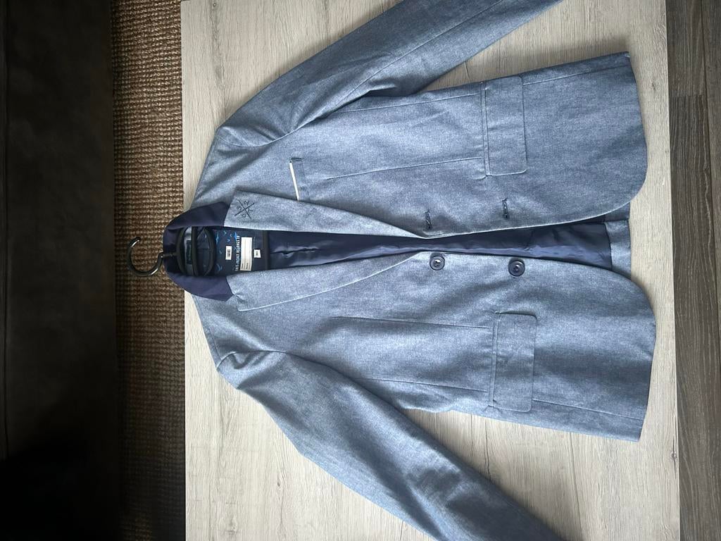 Blauwe Blazer - WE - Maat 152, Ophalen of Verzenden, Zo goed als nieuw, Jongen, Jas