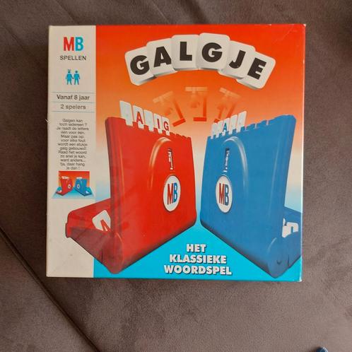MB Galgje - Klassiek Woordspel, Hobby en Vrije tijd, Gezelschapsspellen | Bordspellen, Gebruikt, Een of twee spelers, Ophalen of Verzenden