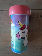 Mepal drinkbeker unicorn, wolkjes, hartjes, regenboog, Ophalen of Verzenden, Zo goed als nieuw