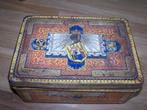 Prachtig antiek Art Deco tabaksblik Het wapen van Drente., Ophalen of Verzenden