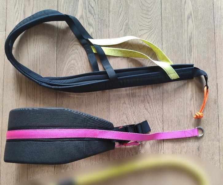 Cani cross Heupgordel en tuigje, Dieren en Toebehoren, Hondenriemen, Zo goed als nieuw, Hondenriem, Ophalen of Verzenden