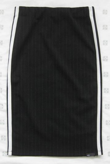 Penn & Ink NY rok, zwart kokerrok witte baan XS-S, pinstripe beschikbaar voor biedingen