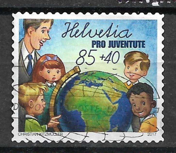300-25 Zwitserland 2017 / Pro Juventute Sf 0.85+0.40, Postzegels en Munten, Postzegels | Europa | Zwitserland, Gestempeld, Verzenden