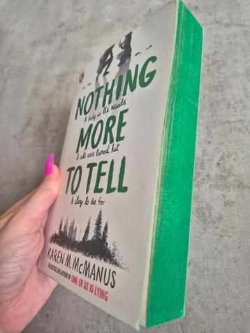 Karen M McManus - nothing more to tell  beschikbaar voor biedingen